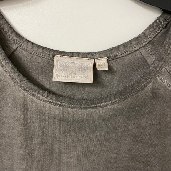 Dantelle Peplum Top. Gray. Medium. - Picture 2 of 4